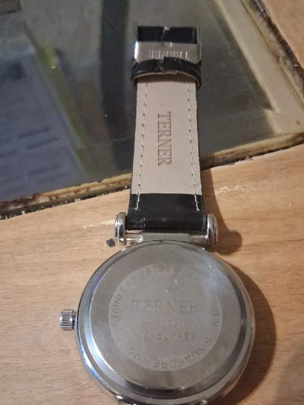 Bijoux Terner Black and Silver Women's Round Quartz Watch